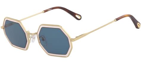 chloe ce146s 832 gold light pink geometric sunglasses|Chloe Pink Geometric Ladies Sunglasses CE146S 251 53.